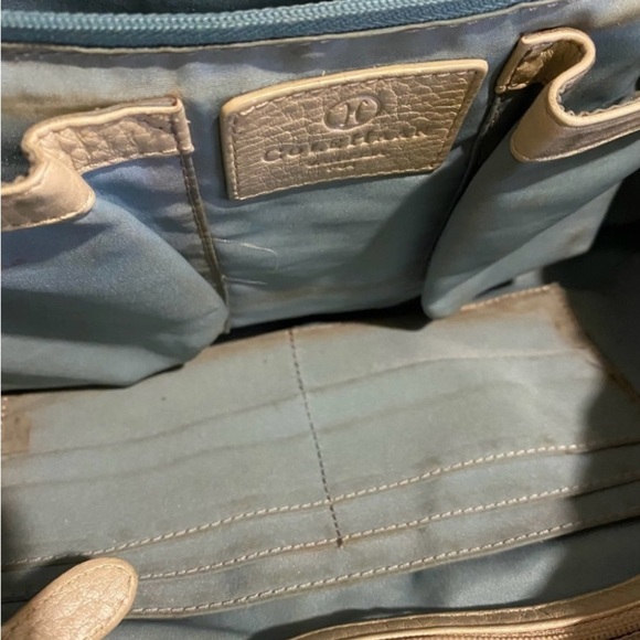 Cole haan Taupe pebbled Leather satchel Bag - Picture 11 of 11